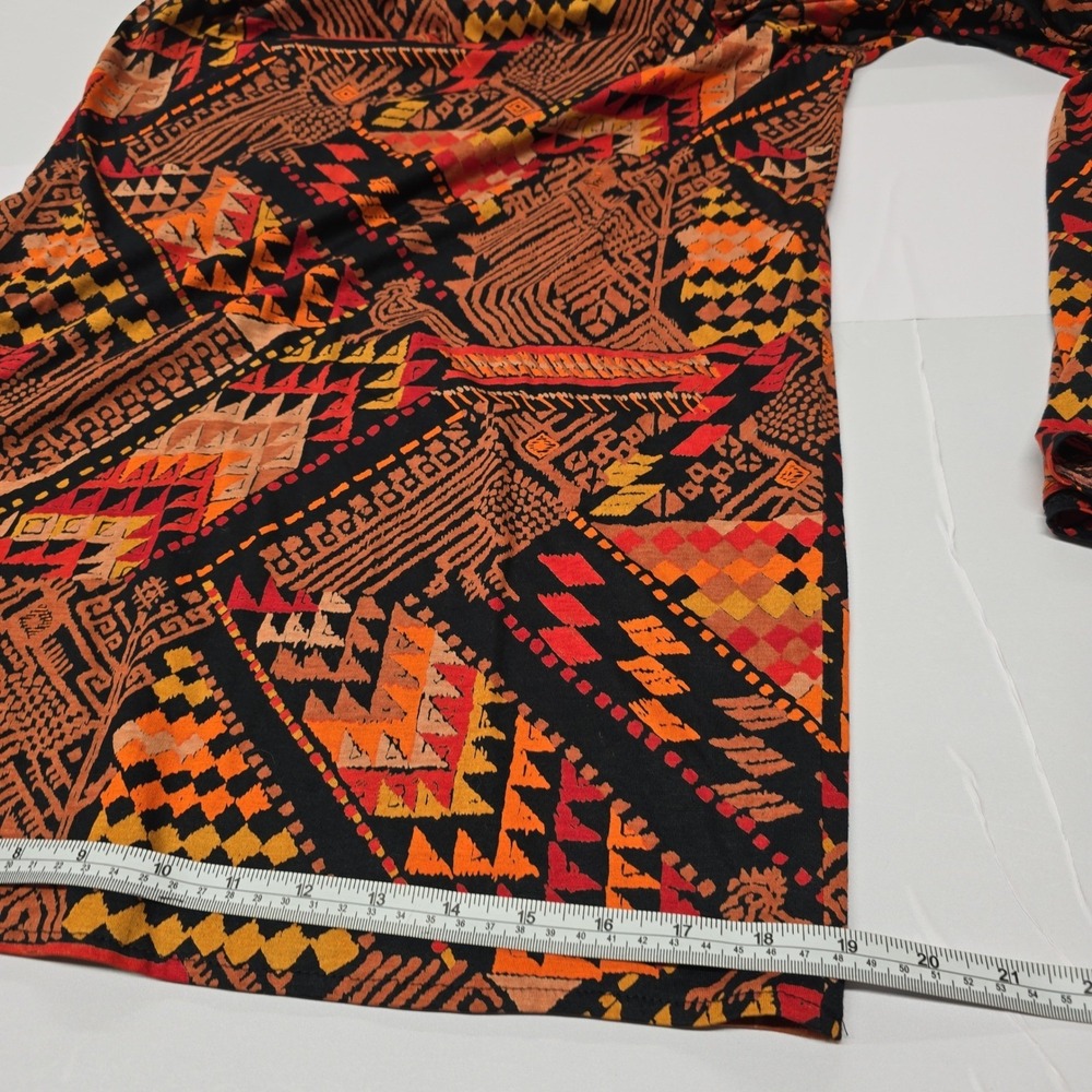 Nuwina Women Tribal Geometric Print Wide Leg Culottes Gaucho Pants Multi-Color - Picture 12 of 14